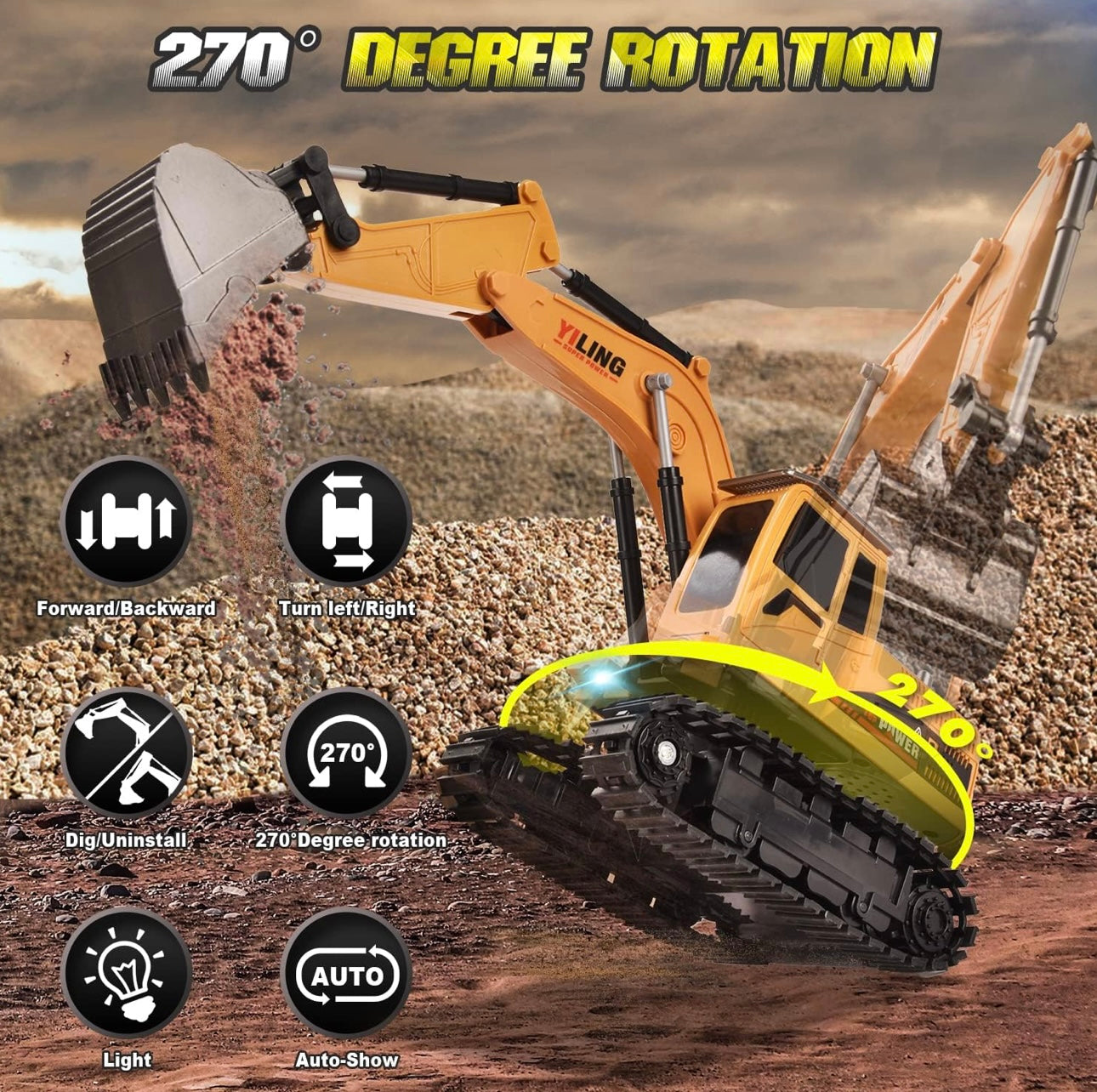 Excavator (kids remote toy)