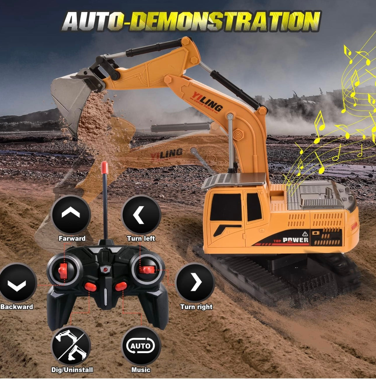 Excavator (kids remote toy)